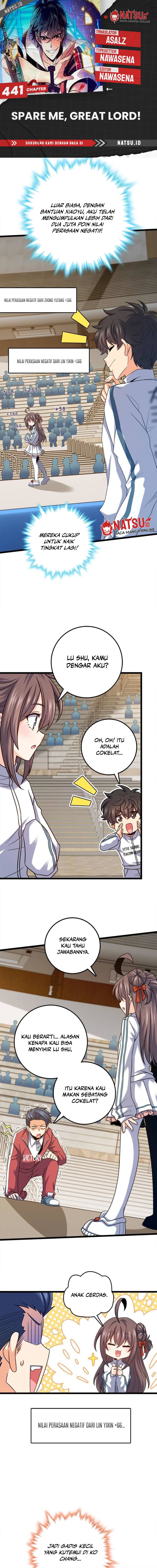 Spare Me, Great Lord! Chapter 441 Bahasa Indonesia